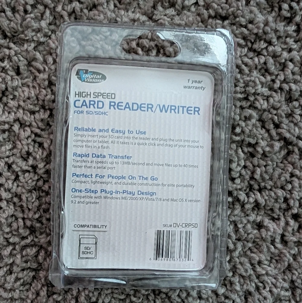 Card Reader/Writer For SD Card